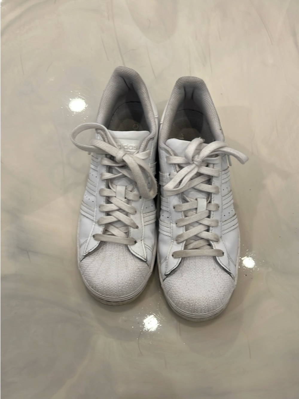 adidas White Athletic Sneakers